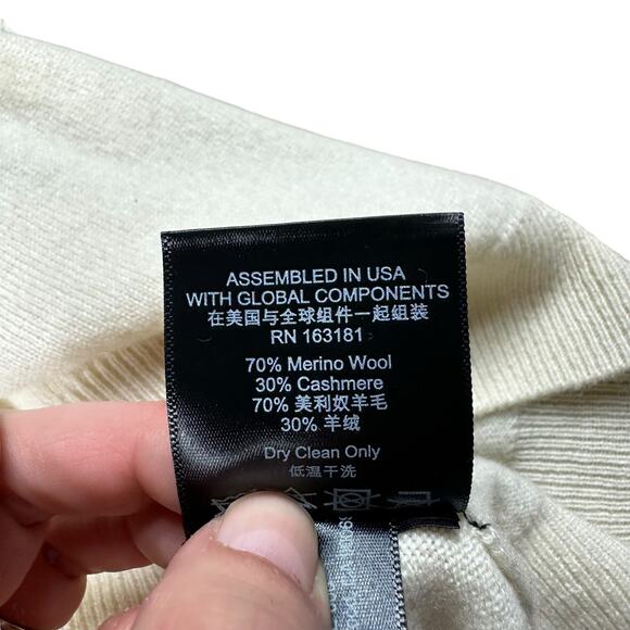 RHUDE Men's Retro Polo Knit Sweater Top Varsity Short Sleeve Size XL Preppy - Picture 7 of 8